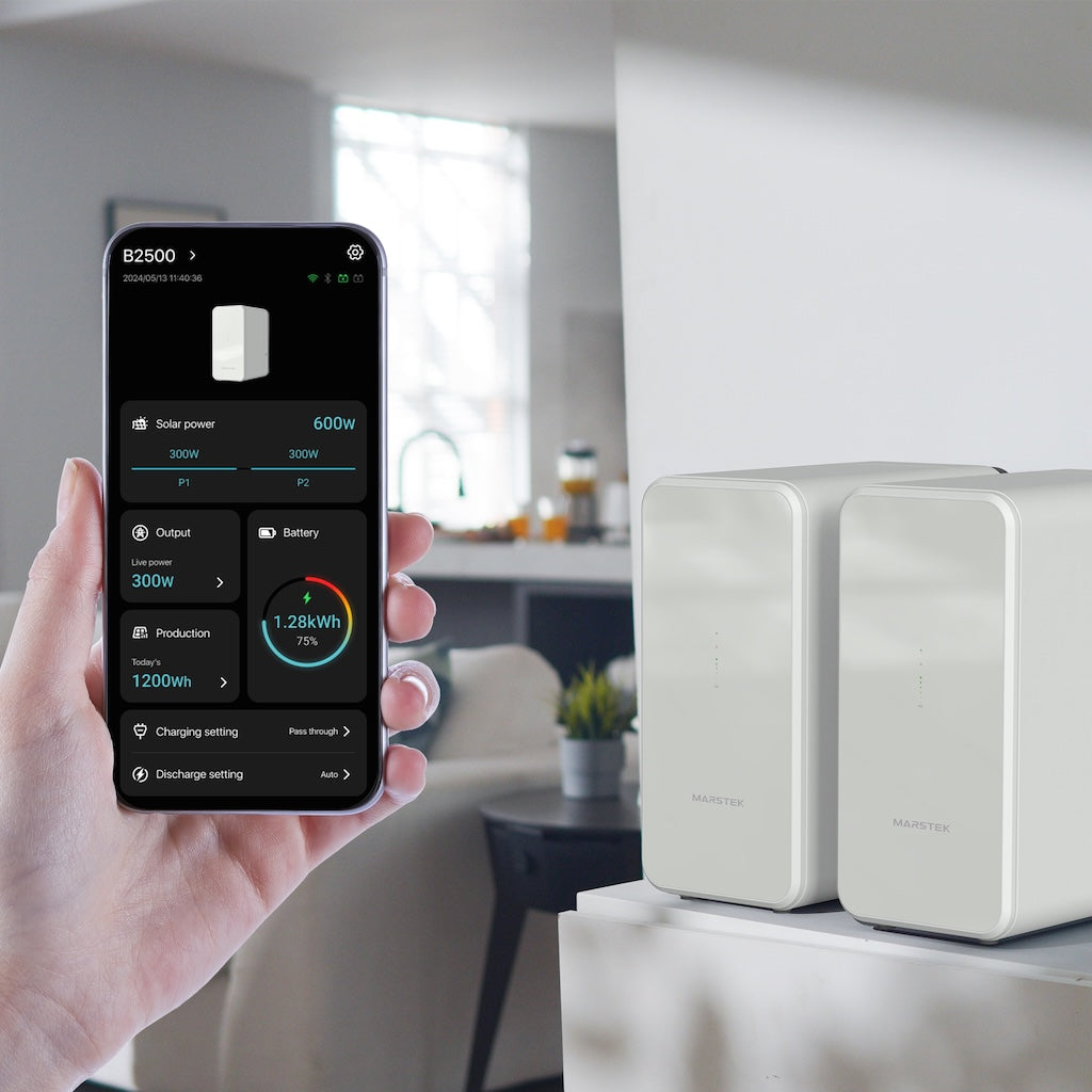 Marstek B2500-D GEN4 + CT002 Smart Meter 2240Wh Speicher für Balkonkraftwerke