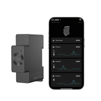 Marstek CT002 Smart Meter und Smartphone